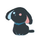 switch２カラーの犬のイラスト　フリー